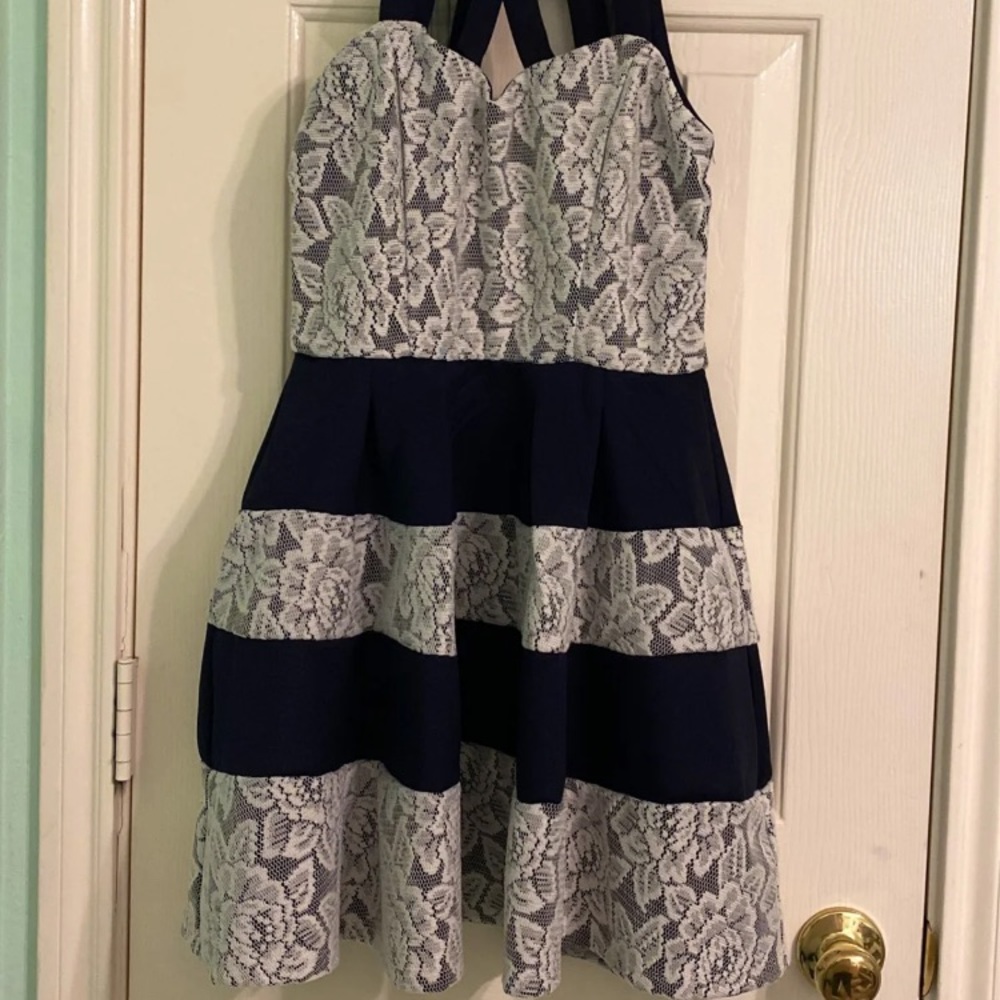 Rose mesh dress